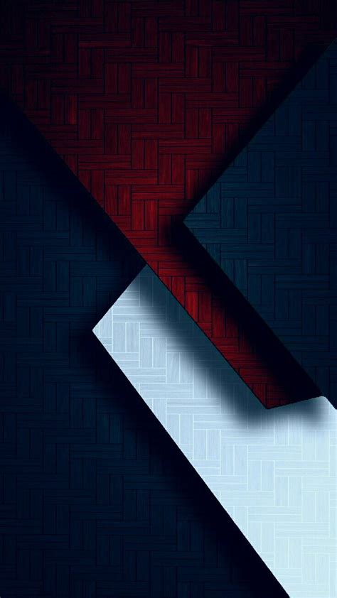 Red White And Blue Geometric Wallpaper Android Wallpaper