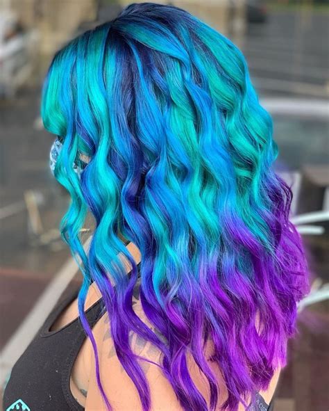 35 Incredible Examples Of Blue And Purple Hair In 2024 Galaxy Hair