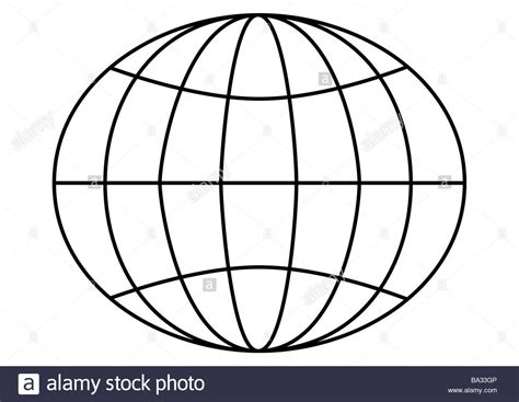 Download This Stock Image Earth Representation Degrees Of Latitude