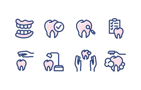 Dentist Icon Pack 166398 Vector Art At Vecteezy