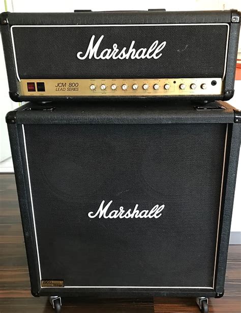 Marshall Jcm 800 Lead Series 2205 And 1960 Bv 4x12 Cabinet Reverb