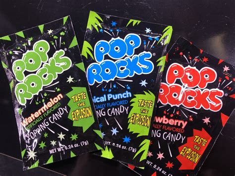 Pop Rocks Candy Taste The Explosion