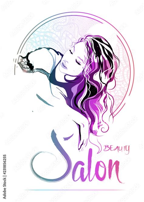 Beauty Female Face Logo Design Cosmetic Salon Logo Design Creative