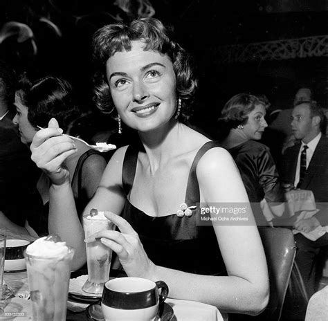 Actress Donna Reed Attends The Opening For Sammy Davis Jr At Ciros