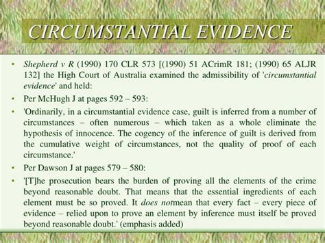 Ppt Fundamental Concepts Of Evidence In Light Of Precedents