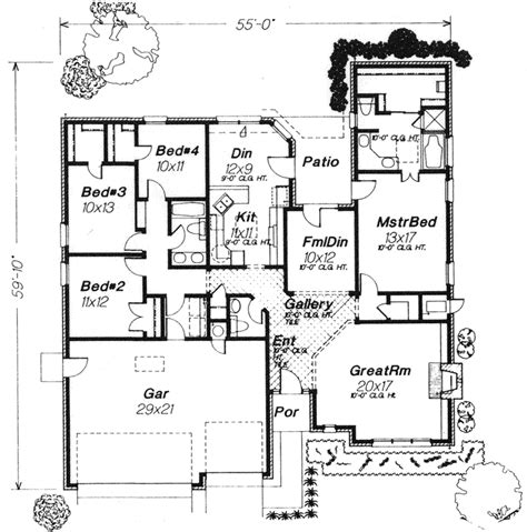 4 Bedroom Floor Plan With Dimensions Floorplansclick