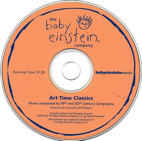The Baby Einstein Music Box Orchestra Art Time Classics 2000 Cd