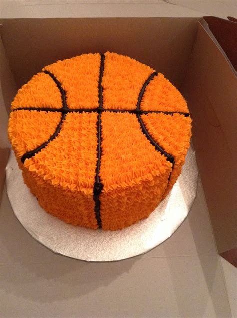 Buttercream Basketball Cake Pasteles De Basquetball Pastel De Basquetbol Tortas De Basquet