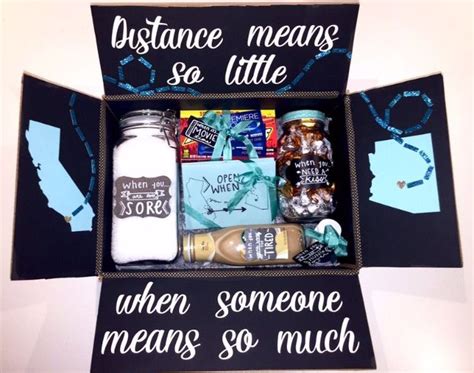 Long Distance Relationship Box Long Distance Relationship Gifts