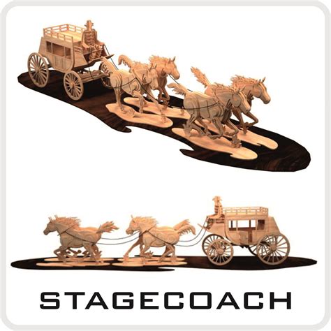 Free download svg christmas patterns 3. dxf files for laser cutting: The model "Stagecoach ...