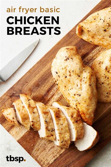 Use an instant read thermometer to check for an internal temperature of 165°(f) in the thickest part of the meat. Air Fryer Basic Chicken Breasts | Recipe | Air fryer ...