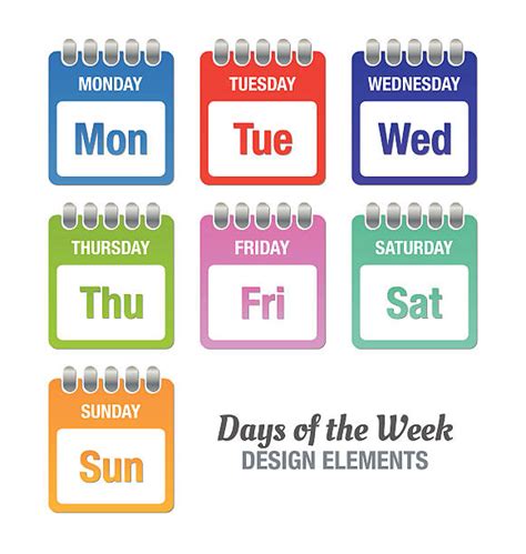 Day Of The Week Illustrations Royalty Free Vector Graphics And Clip Art