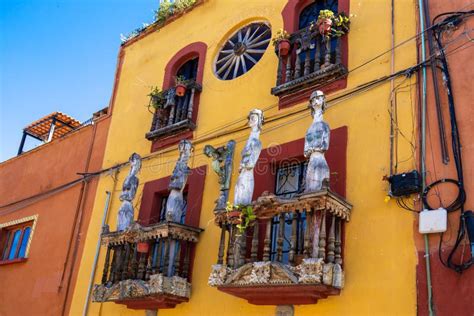 Mexico Colorful Buildings And Streets Of San Miguel De Allende In