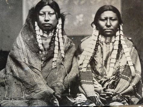 Lakota Women Wearing Ear Decorations Made Of Dentalium Shells Native American Words Native