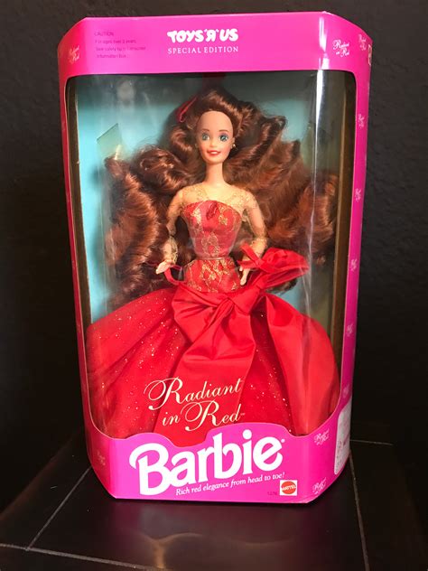 Dolls Barbie Collector Doll Toys R Us Special Edition Radiant In Red Mattel Sgb000h7lyvkus