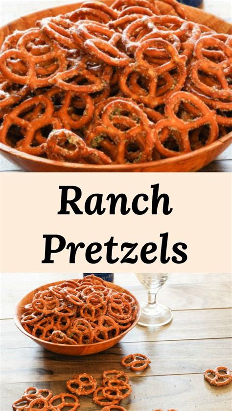 Ranch Pretzel Recipe Super Easy Garlic Ranch Pretzels Seasoned With