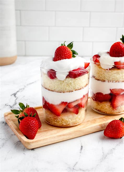 Strawberry Shortcake Trifles My Messy Kitchen