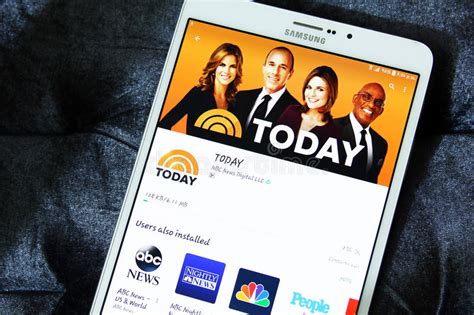 The nbc news app brings you today's breaking news and the latest headlines. Nbc today news app logo editorial stock photo. Image of ...