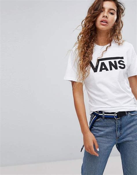 Vans Classic Logo T Shirt In White Vans Shirt Vans T Shirt Latest