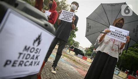 Foto Aksi Damai Di Kawasan Tugu Proklamasi Foto Liputan