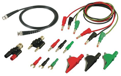 Redblackgreen 36 A Max Amps Power Supply Test Lead Kit 20fp80