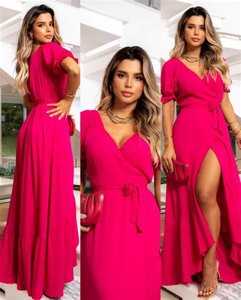 Comprar Vestido Maria Pink A Partir De R14916 Miabella