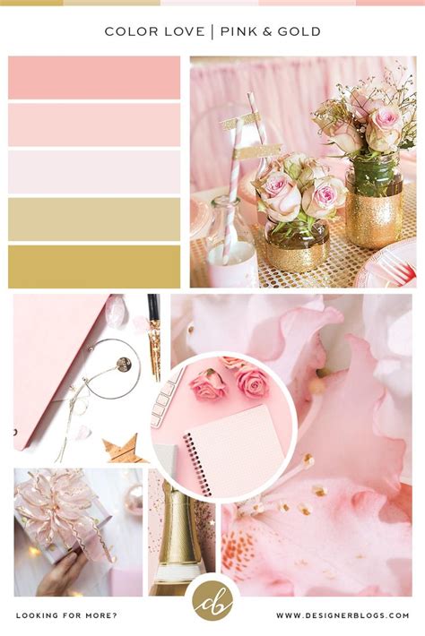 Pink Gold Color Palette And Inspirations Designerblogs Com In
