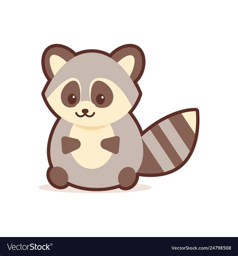 Cute Raccoon Cartoon