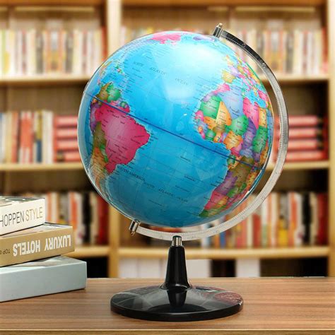 32cm Big Large Rotating Globe World Map Of Earth Geography School