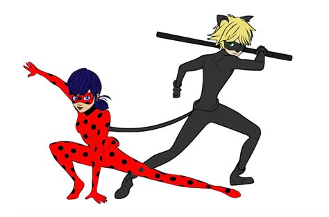 Ladybug And Cat Noir Full Svg 5 Pack Etsy