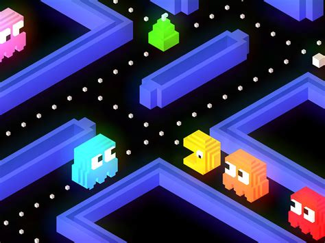 Pac Man Trixels By Marco Mottura On Dribbble