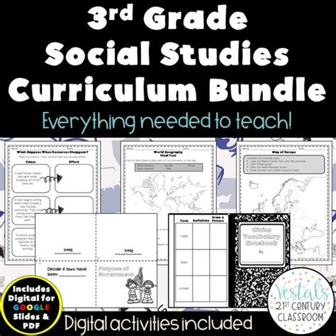 3rd Grade Social Studies Curriculum Vestals 21st Century Classroom