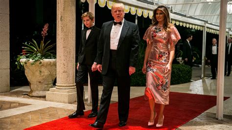 For Trump A Glittering Gala Ends A Winter Vacation Rooted In Routine