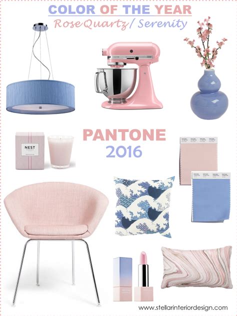 And we're not just talking about interior design. PANTONE Color of the Year 2016 - Stellar Interior Design