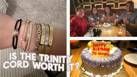 What I Think About The Cartier Trinity Cord Bracelet Vlogmas Day 20