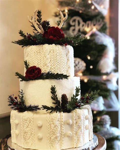 Pin By Heather Barnes On Winter Wedding Ideas Winter Wedding Cake