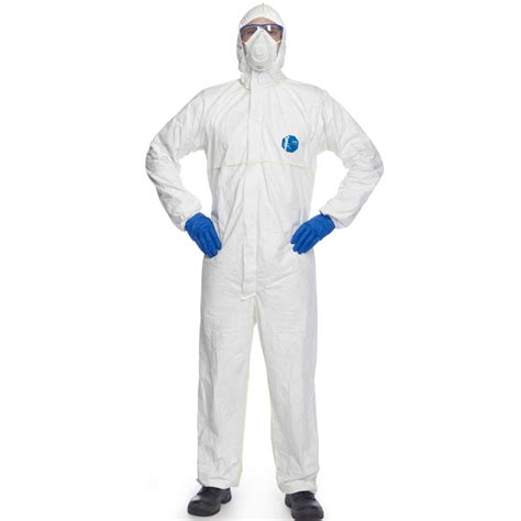 Dupont Tyvek Classic Xpert Hooded Coverall Type 56 Glovesnstuff