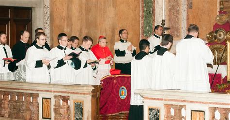 New Liturgical Movement Card Burke Celebrates Christmas With Fssp In Rome