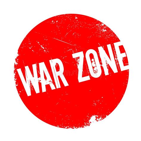 War Zone Rubber Stamp Stock Illustration Illustration Of Warn 87995137