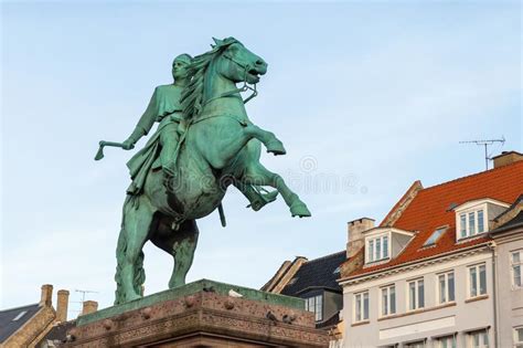Statue Of Absalon Copenhagen Denmark Stock Photo Image Of History