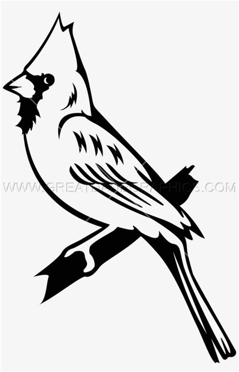 Download High Quality Cardinal Clipart Black And White Transparent Png