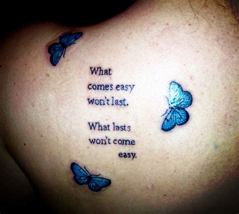 Butterfly Tattoos With Sayings Sundoodleartdrawings