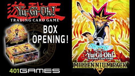 Yugioh Millennium Pack Booster Box Opening 401 Games Youtube
