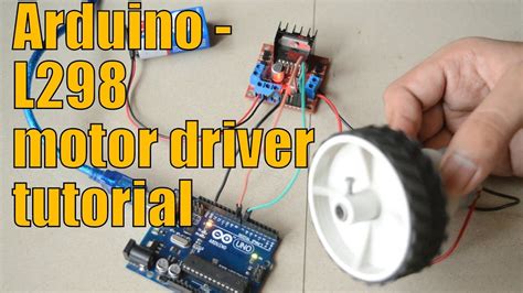 Motor Driver Module L298n Arduino Tutorial With Dc Motors Youtube