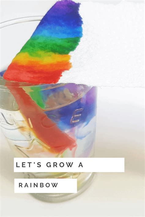 How To Grow A Rainbow Rainbow Art Project Lil Tigers
