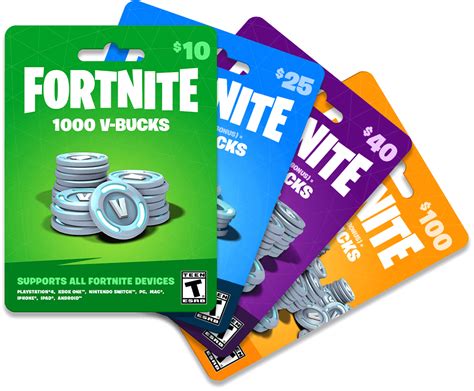 Fortnite Free V Bucks Cards