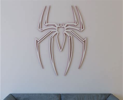 Spider Man Logo Shelf Interrior Design Bookshelf On Behance Cubby