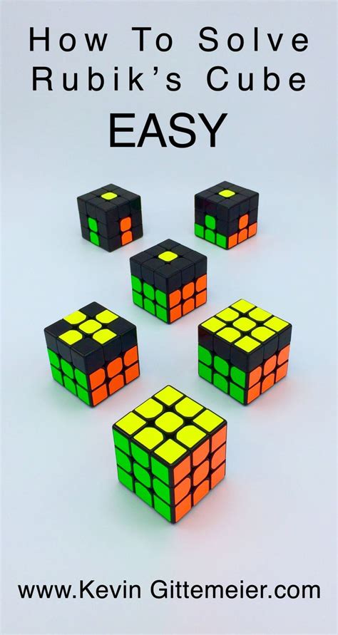 How To Solve A Rubiks Cube Easy Beginner Method Rubiks Cube Rubiks