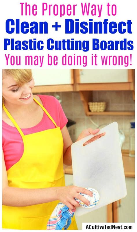 How To Clean And Disinfect Plastic Cutting Boards Artofit