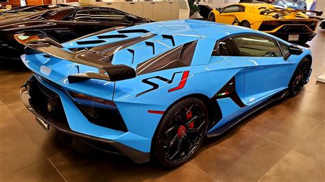 Lamborghini Aventador Svj Roadster Blue